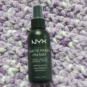 NYX matte setting spray